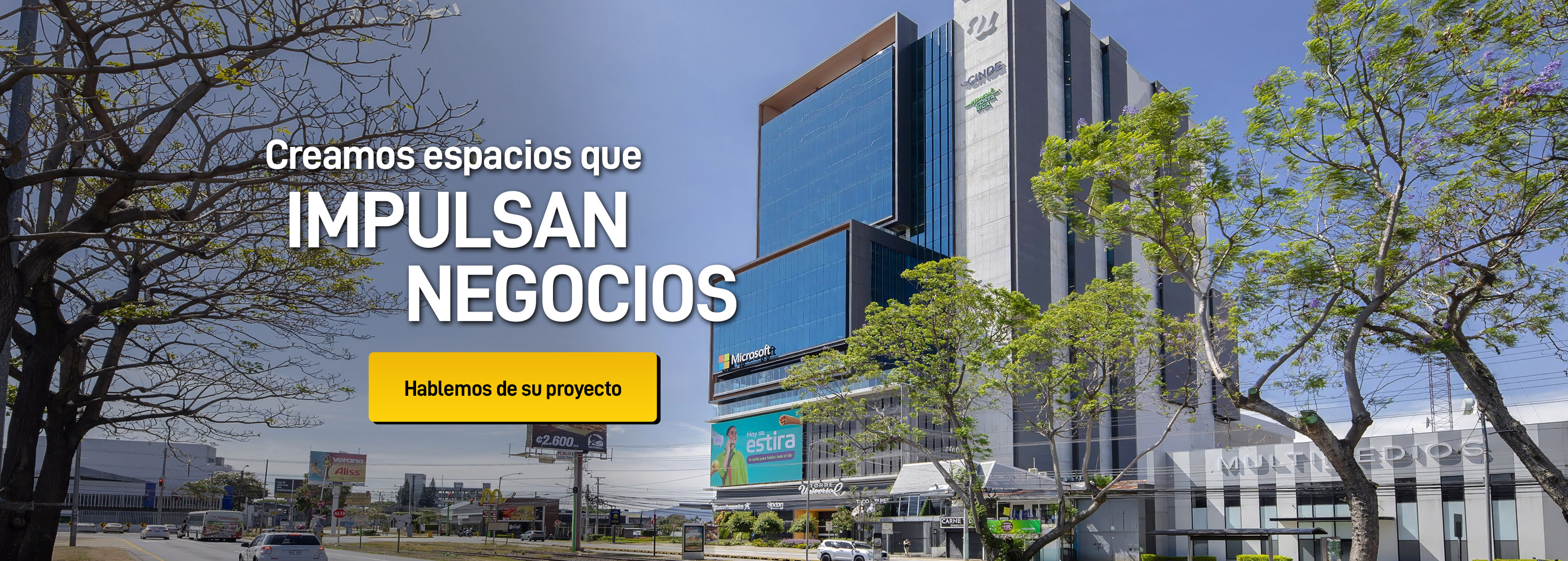 Creamos espacios que impulsan negocios. Hablemos de su proyecto.